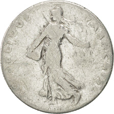 Coin, France, Semeuse, 50 Centimes, 1907, Paris, VF(20-25), Silver, KM:854