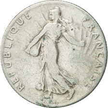Munten, Frankrijk, Semeuse, 50 Centimes, 1908, Paris, ZF, Zilver, KM:854