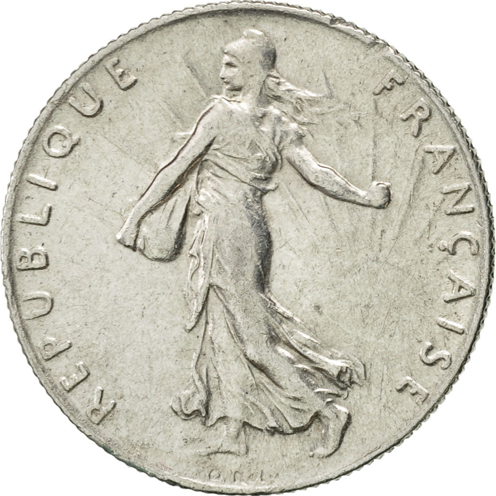 Francia, Semeuse, 50 Centimes, 1915, Paris, SPL-, Argento, KM:854