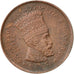 ETHIOPIA, 5 Matonas, 1931, KM #28.1, AU(50-53), Copper, 3.01
