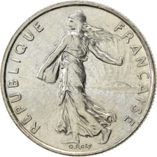Coin, France, Semeuse, 1/2 Franc, 1989, Paris, AU(55-58), Nickel, KM:931.1