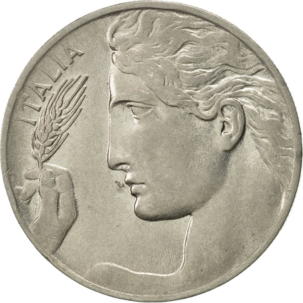 Italy, Vittorio Emanuele III, 20 Centesimi, 1922, Rome, AU(55-58), Nickel, KM:44
