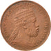 ETHIOPIA, 1/100 Birr, Matonya, 1897, Paris, KM #9, AU(55-58), Copper, 5.02