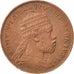 ETHIOPIA, 1/100 Birr, Matonya, 1897, Paris, KM #9, AU(55-58), Copper, 5.02