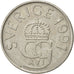 Munten, Zweden, Carl XVI Gustaf, 5 Kronor, 1991, ZF+, Copper-nickel, KM:853