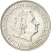 Coin, Netherlands, Juliana, 2-1/2 Gulden, 1961, AU(55-58), Silver, KM:185