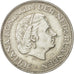 Coin, Netherlands, Juliana, 2-1/2 Gulden, 1966, AU(50-53), Silver, KM:185