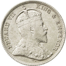 CEYLON, 10 Cents, 1902, KM #97, AU(55-58), Silver, 1.15