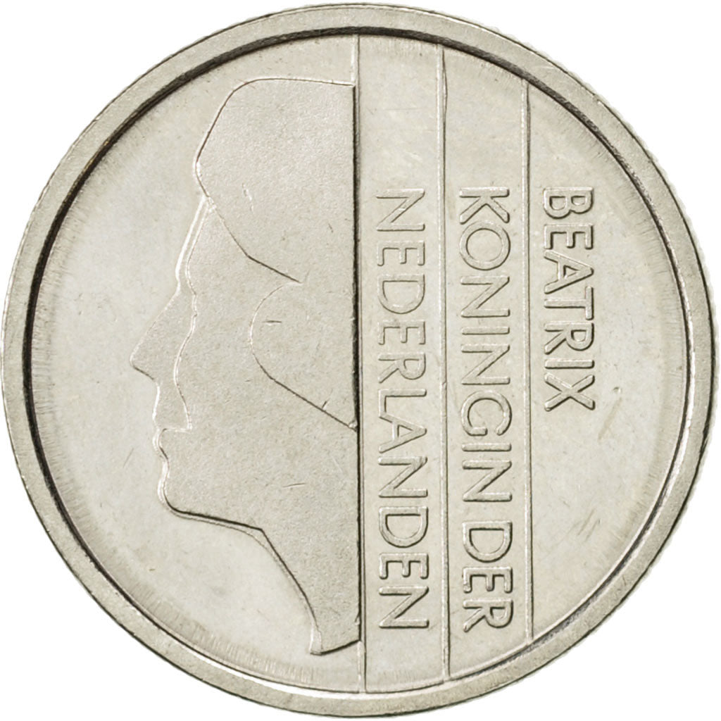 Monnaie, Pays-Bas, Beatrix, 25 Cents, 1998, SUP, Nickel, KM:204