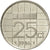 Coin, Netherlands, Beatrix, 25 Cents, 1986, AU(55-58), Nickel, KM:204