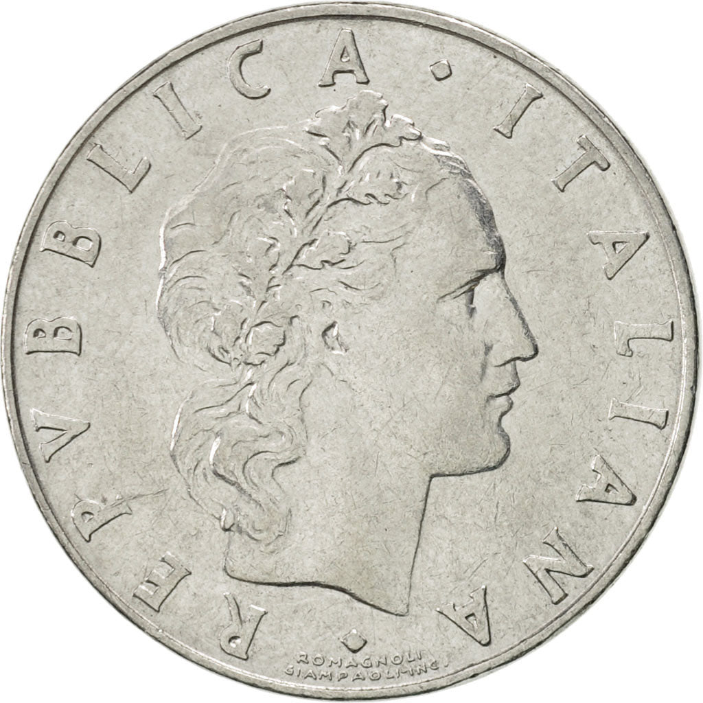 Münze, Italien, 50 Lire, 1962, Rome, VZ, Stainless Steel, KM:95.1