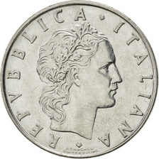 Munten, Italië, 50 Lire, 1973, Rome, PR, Stainless Steel, KM:95.1