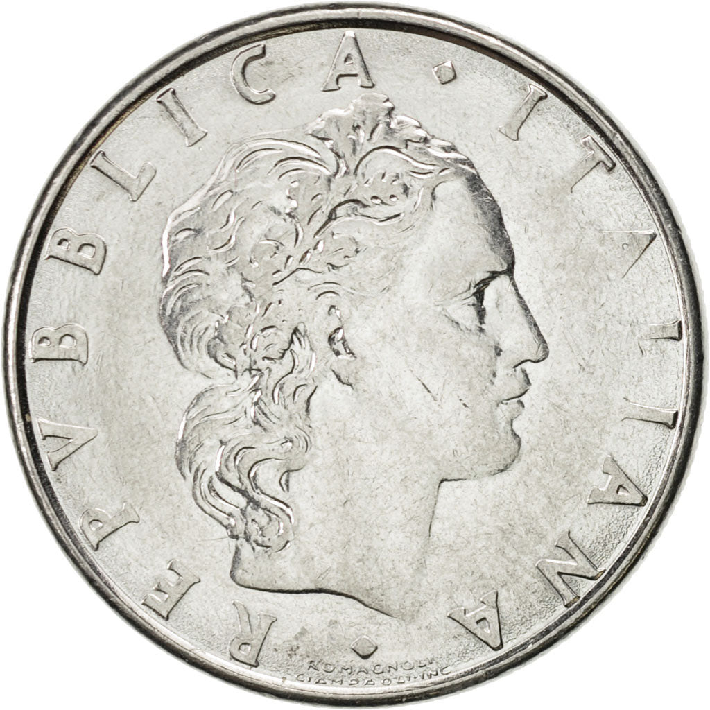 Munten, Italië, 50 Lire, 1983, Rome, PR, Stainless Steel, KM:95.1