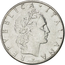 Italy, 50 Lire, 1989, Rome, AU(55-58), Stainless Steel, KM:95.1