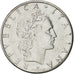 Italy, 50 Lire, 1989, Rome, AU(55-58), Stainless Steel, KM:95.1