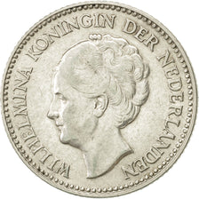 Paesi Bassi, Wilhelmina I, 1/2 Gulden, 1930, BB+, Argento, KM:160