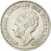 Paesi Bassi, Wilhelmina I, 1/2 Gulden, 1930, BB+, Argento, KM:160