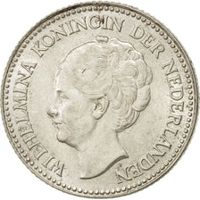 Netherlands, Wilhelmina I, 1/2 Gulden, 1929, AU(50-53), Silver, KM:160
