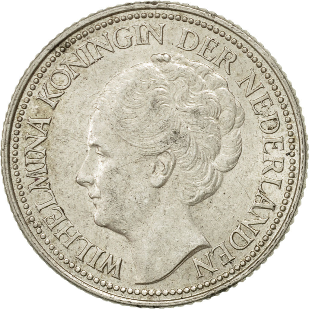 Monnaie, Pays-Bas, Wilhelmina I, 25 Cents, 1940, TTB+, Argent, KM:164