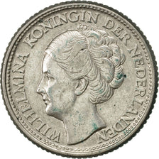 Netherlands, Wilhelmina I, 25 Cents, 1944, AU(50-53), Silver, KM:164