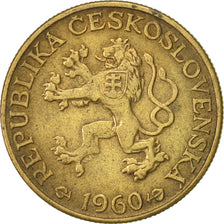 Tchécoslovaquie, Koruna, 1960, SUP, Aluminum-Bronze, KM:46