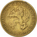 Czechoslovakia, Koruna, 1960, AU(55-58), Aluminum-Bronze, KM:46