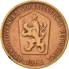 Coin, Czechoslovakia, 50 Haleru, 1963, AU(50-53), Bronze, KM:55.1