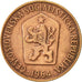 Münze, Tschechoslowakei, 50 Haleru, 1964, SS+, Bronze, KM:55.1