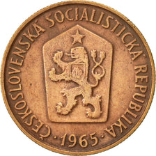 Coin, Czechoslovakia, 50 Haleru, 1965, AU(50-53), Bronze, KM:55.1