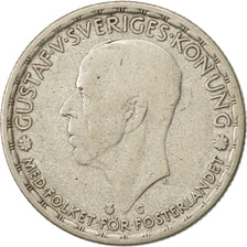 Coin, Sweden, Gustaf V, Krona, 1942, EF(40-45), Silver, KM:814