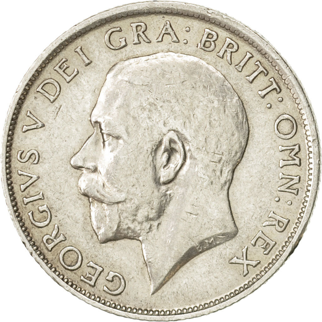 Coin, Great Britain, George V, Shilling, 1918, AU(55-58), Silver, KM:816