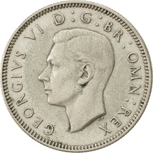 Great Britain, George VI, Shilling, 1946, AU(55-58), Silver, KM:854