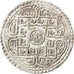 NEPAL, Mohar, 1788, KM #502.1, AU(55-58), Silver, 5.47