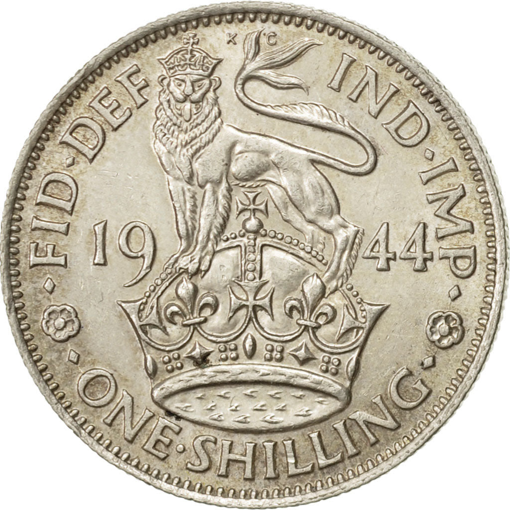 Gran Bretagna, George VI, Shilling, 1944, SPL-, Argento, KM:853