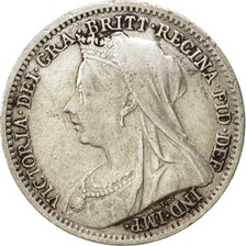 Great Britain, Victoria, 3 Pence, 1900, EF(40-45), Silver, KM:777