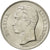 Coin, Venezuela, 2 Bolivares, 1989, AU(55-58), Nickel Clad Steel, KM:43a.1
