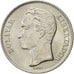 Moneda, Venezuela, 2 Bolivares, 1989, EBC, Níquel recubierto de acero, KM:43a.1