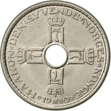Norway, Haakon VII, Krone, 1950, AU(55-58), Copper-nickel, KM:385