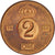 Moneta, Szwecja, Gustaf VI, 2 Öre, 1968, EF(40-45), Bronze, KM:821