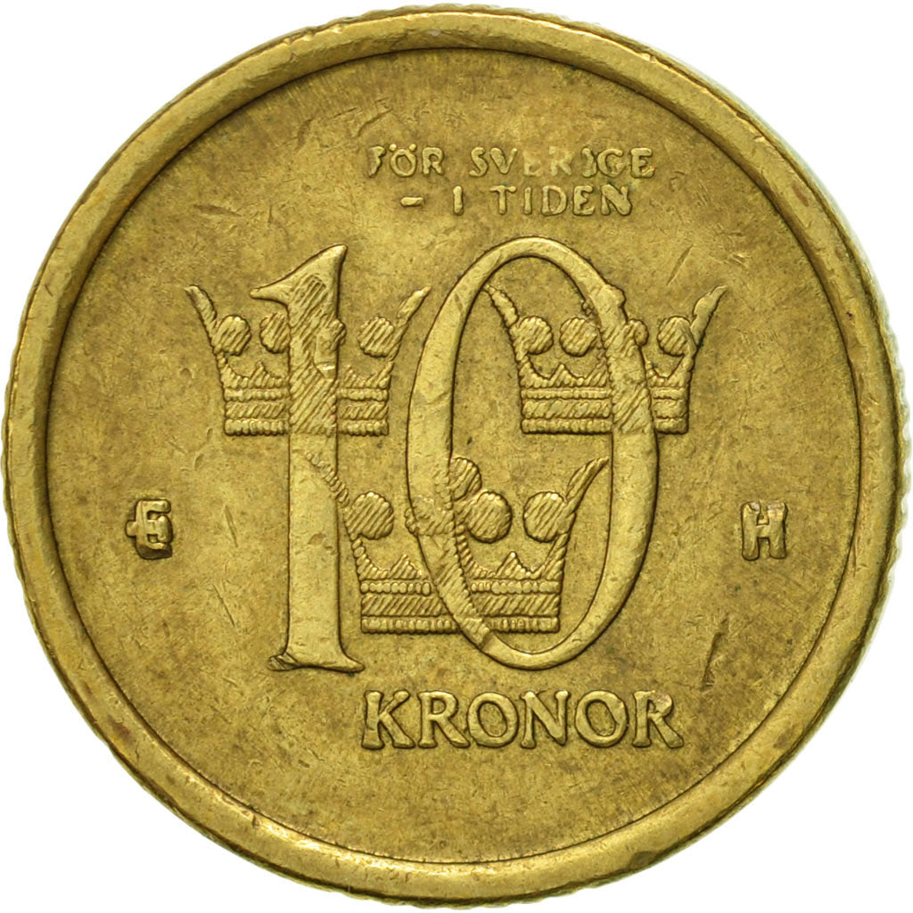 Moneta, Svezia, Carl XVI Gustaf, 10 Kronor, 2003, Eskilstuna, SPL-