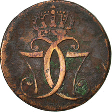 Norway, Christian VII, Skilling, 1771, Kongsberg, VF(30-35), Copper, KM:245a