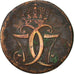Norway, Christian VII, Skilling, 1771, Kongsberg, VF(30-35), Copper, KM:245a