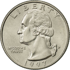 United States, Washington Quarter, Quarter, 1997, U.S. Mint, Philadelphia