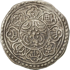 TIBET, Tangka, 1-1/2 Sho, 1899, KM #E13.1, EF(40-45), Silver, 4.42