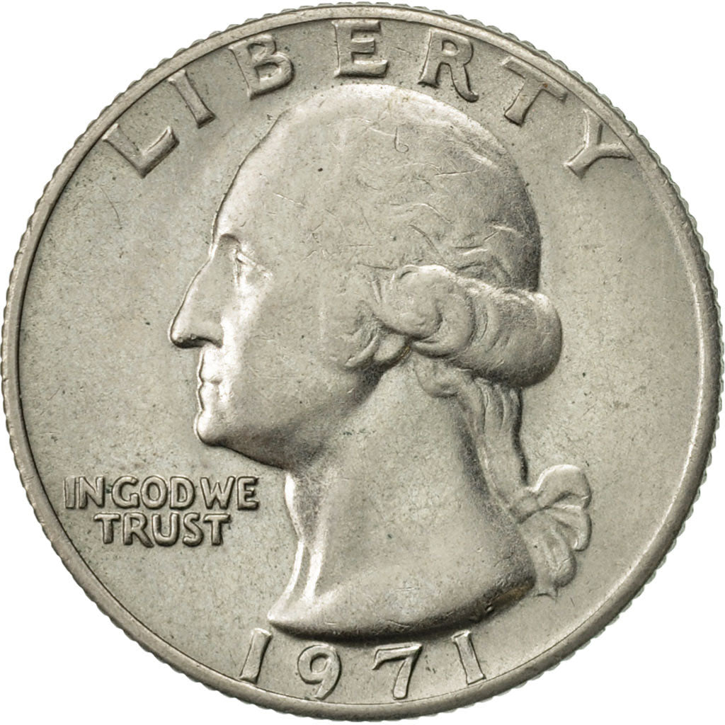 États-Unis, Washington Quarter, Quarter, 1971, U.S. Mint, Philadelphia, TTB+