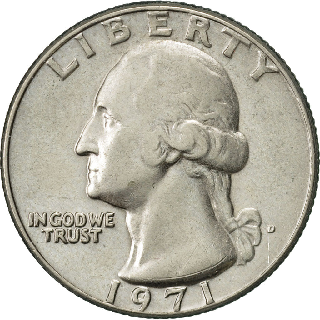 United States, Washington Quarter, Quarter, 1971, U.S. Mint, Denver, AU(50-53)