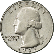United States, Washington Quarter, Quarter, 1971, U.S. Mint, Denver, AU(50-53)