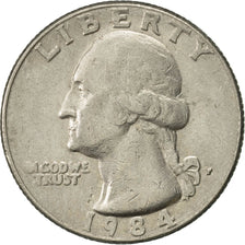 Monnaie, États-Unis, Washington Quarter, Quarter, 1984, U.S. Mint