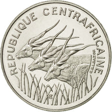 Central African Republic, 100 Francs, 1971, Paris, MS(65-70), Nickel, KM:6