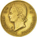 Moneda, África oriental francesa, 5 Francs, 1956, Paris, MBC+, Aluminio -